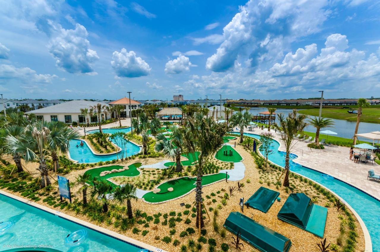 Modern Townhome Wprivate Pool Free Water Park كيسيمي المظهر الخارجي الصورة